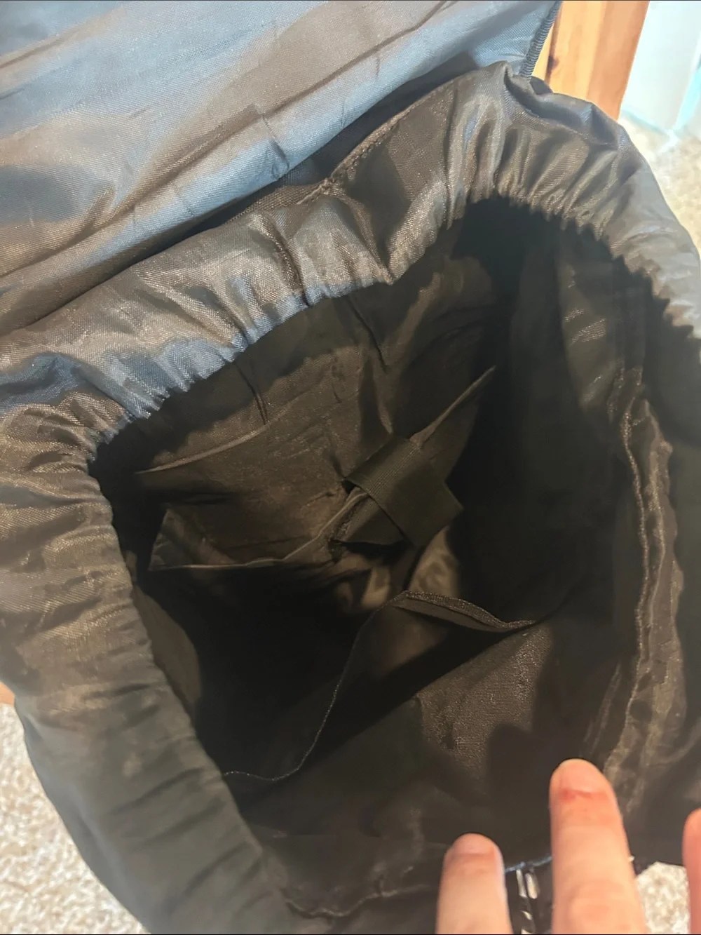 Black Tactical Roll-Top Backpack (gaming transport) - Unbranded